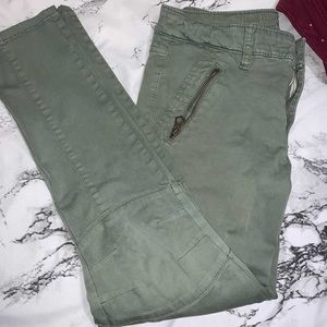 olive green jeans